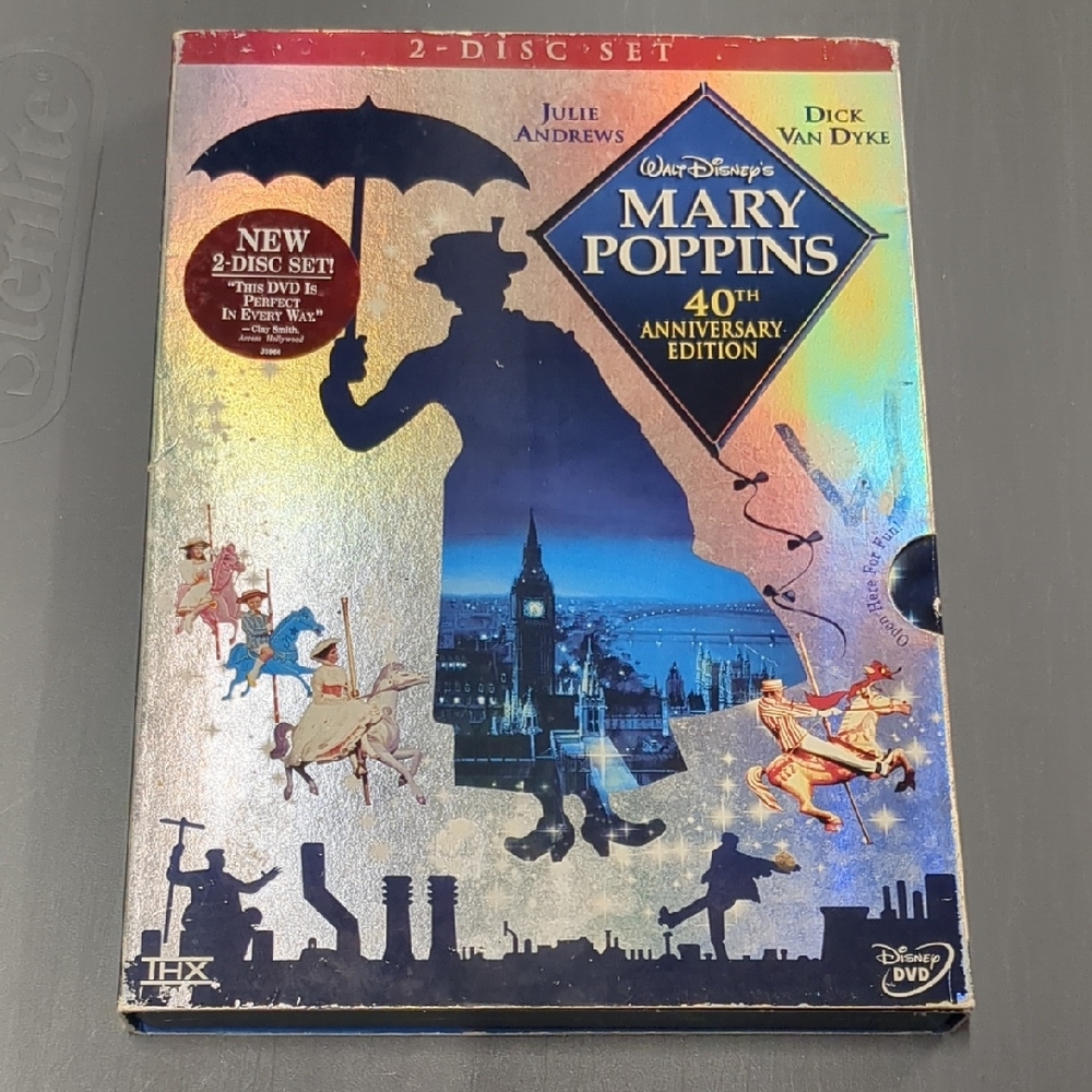 Disney Mary Poppins 40th Anniversary Edition with Holographic Cover